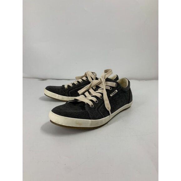 Taos Women's Star Sneaker in Charcoal‎ Canvas Size US 9 EU 40 - Picture 1 of 13